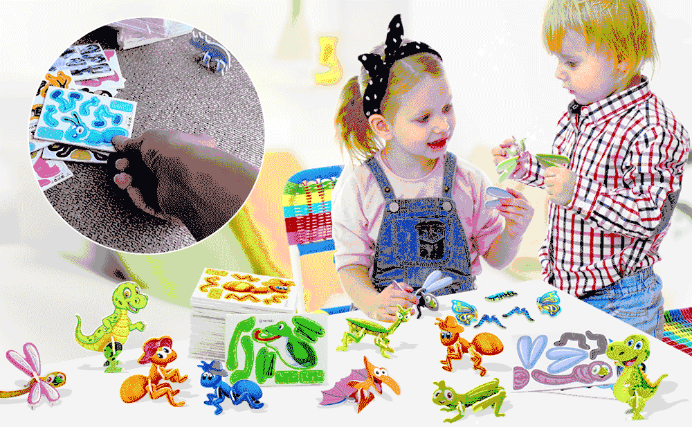 🦋 3D Creative Creature Puzzles
