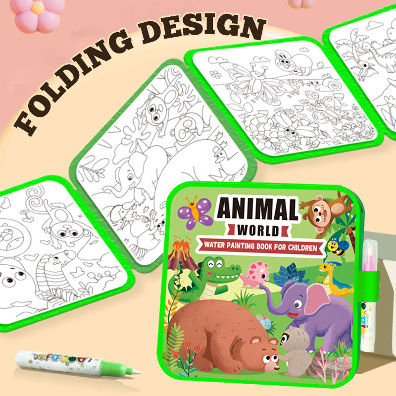 🌈 Kids’ Water Drawing Quiet Book 🌈