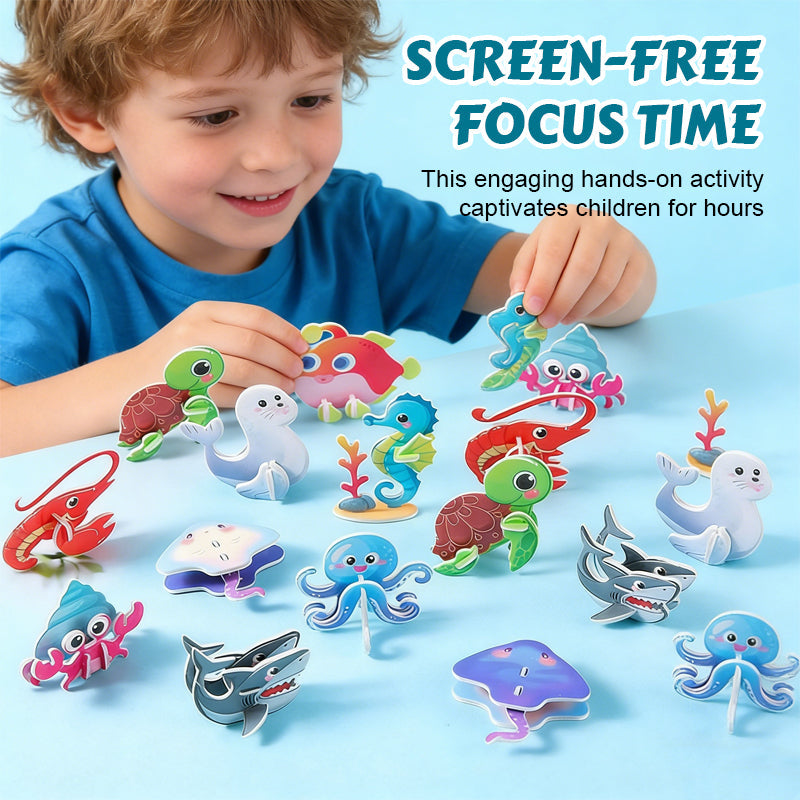 🦋 3D Creative Creature Puzzles
