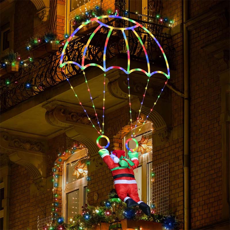 LED Santa Parachute Christmas Lights