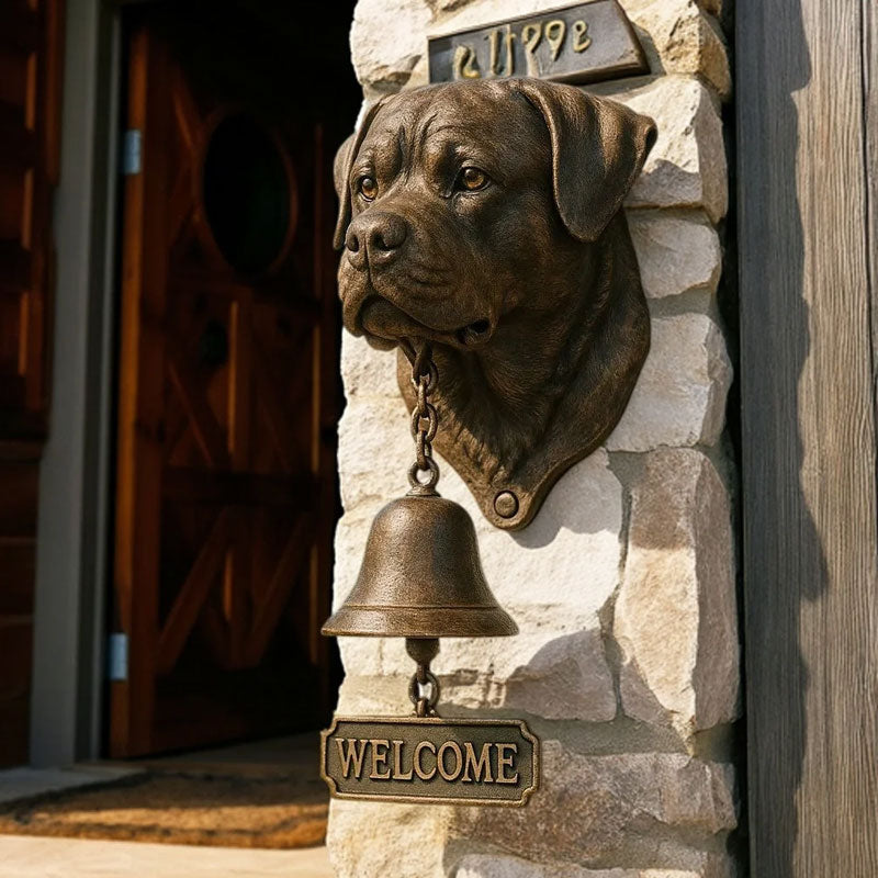 🐶 Welcome doorbell with dog them