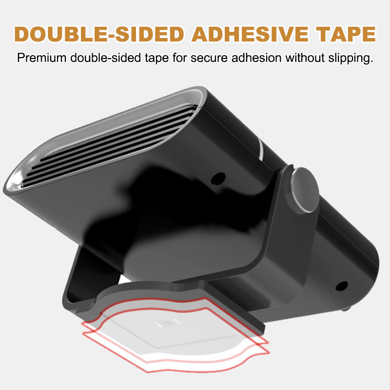 2-in-1 Portable Car Heater with 360° Rotation Built-in overheat protection function: If the temperature is too high, it will automatically shut down to prevent risks.