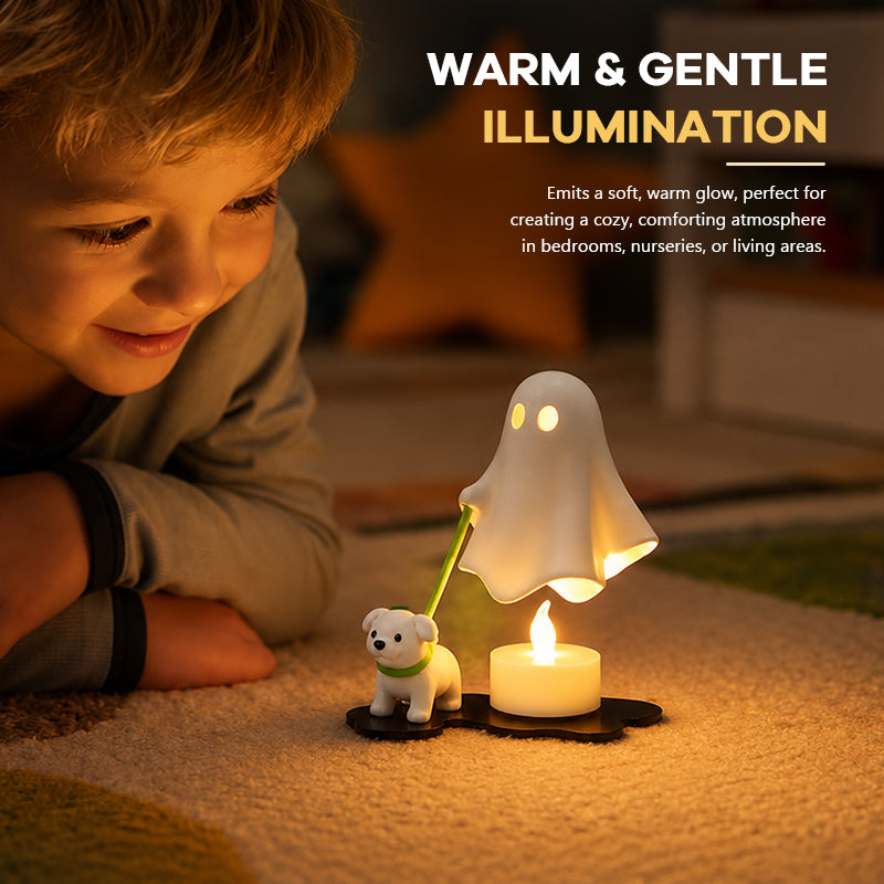 Ghost Dog Walking Night Light