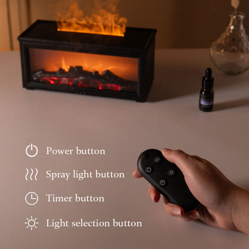 Humidifier With Vintage Fireplace