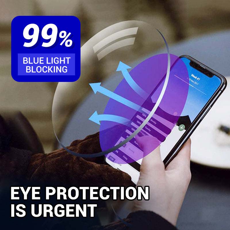 High hardness anti-blue light reading glasses, dual-purpose