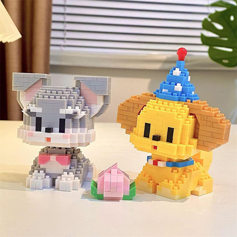 Cute Pet Micro-particle Building Block Models 🐶🐱🧩