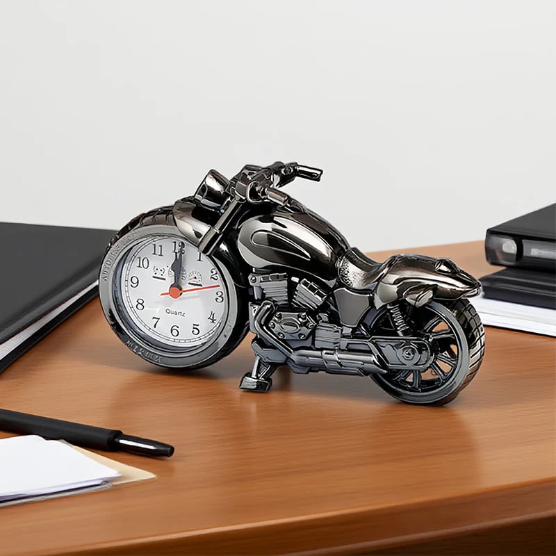 The Creative Motorcycle-Themed Alarm Clock