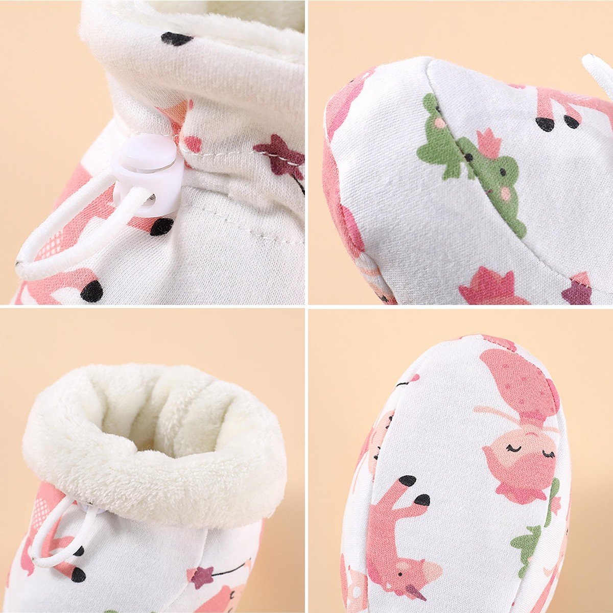 👶 Warm baby winter boots with fur - Warm Fur Baby Boots