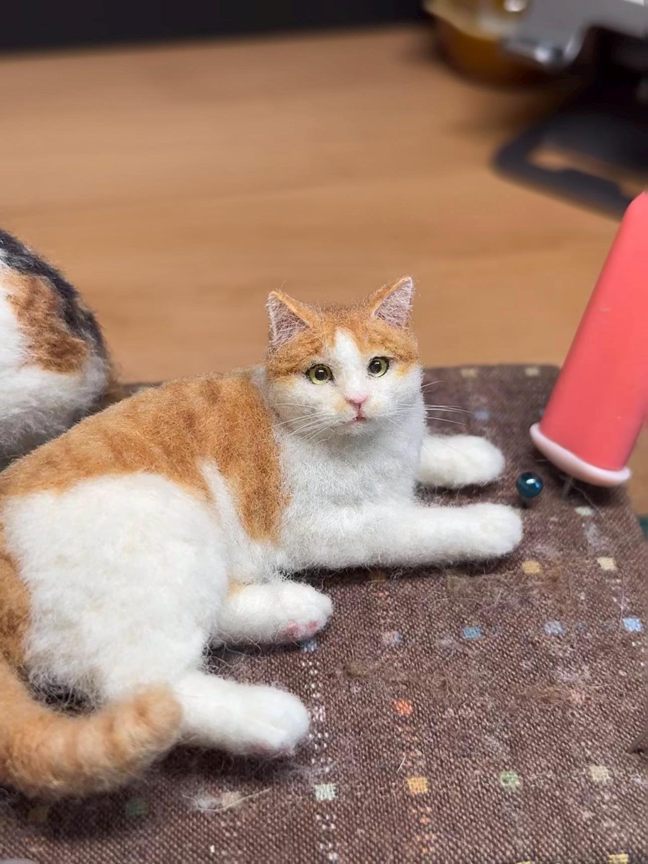 🔥LAST DAY 49% OFF -🐱💖Mini felted wool cat