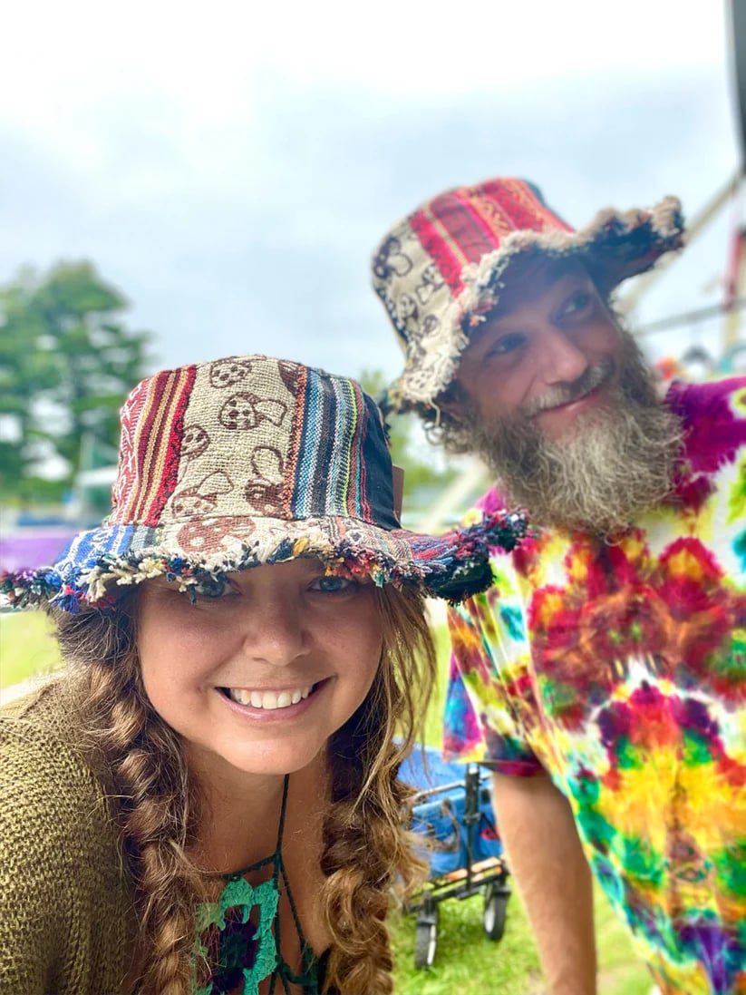 🏆Limited Time Sale 49% OFF🎩🍄Frayed Patchwork Bucket Hat(✨Shapeable Brim One-of-a-Kind Style)