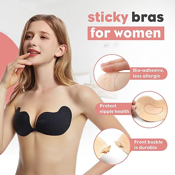 Bras with invisible lif