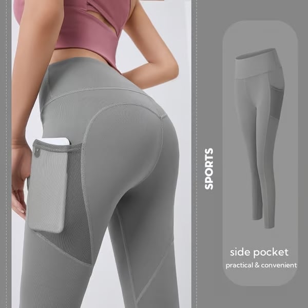 🎁Last day 49% off🔥High-waisted tummy control and body shaping workout leggings