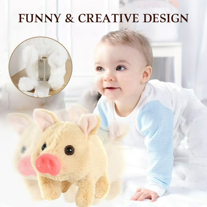 🔥Last day: 49% off! 🎅Christmas offer: Realistic plush pig – the perfect gift! 🎁