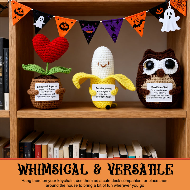 Emotional Support Knitted Doll 100% Knitted Dolls - 10x Compensation for Fakes, Free Returns