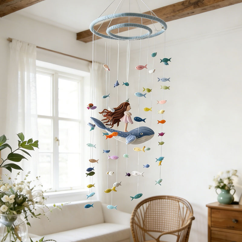 Ocean Little Fish Wind Chime DIY Kit — Hand-Craft Your Own Floating Underwater World