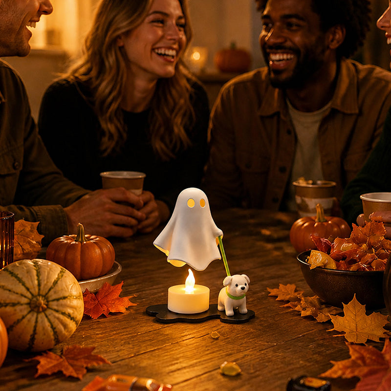 Ghost Dog Walking Night Light