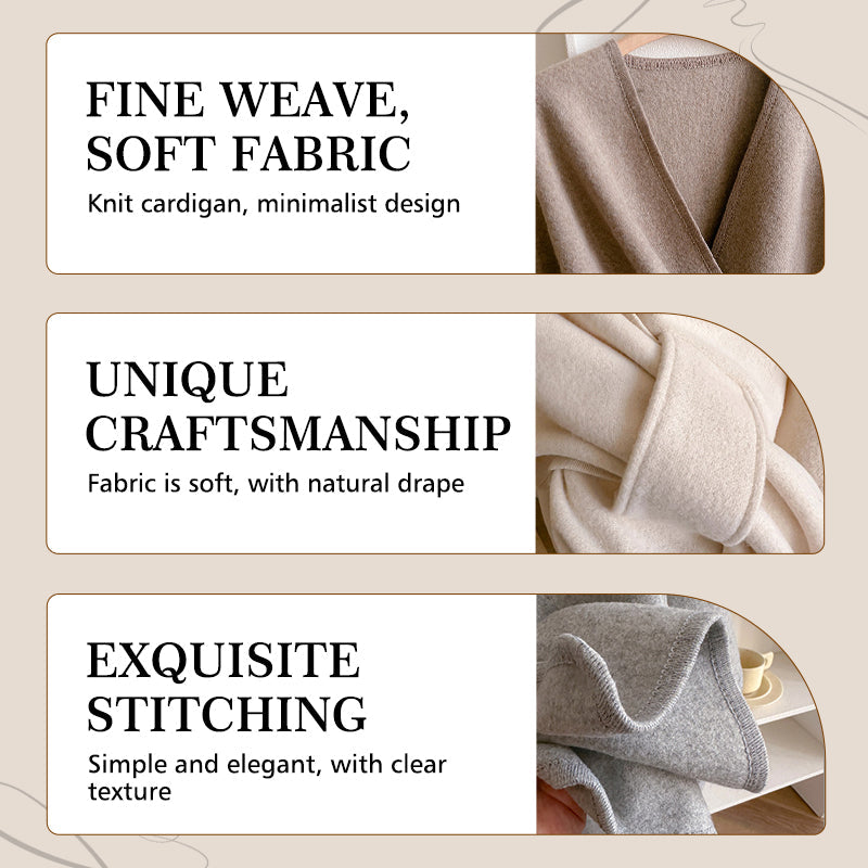 🔥Plus-Size Knitted Cardigan Loose Coat