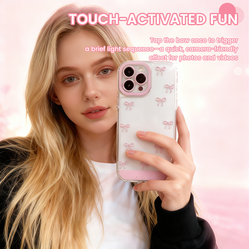 🎀Sound-Activated LED Case - Lights Up to Calls & Music | Cute, Fun & Protective