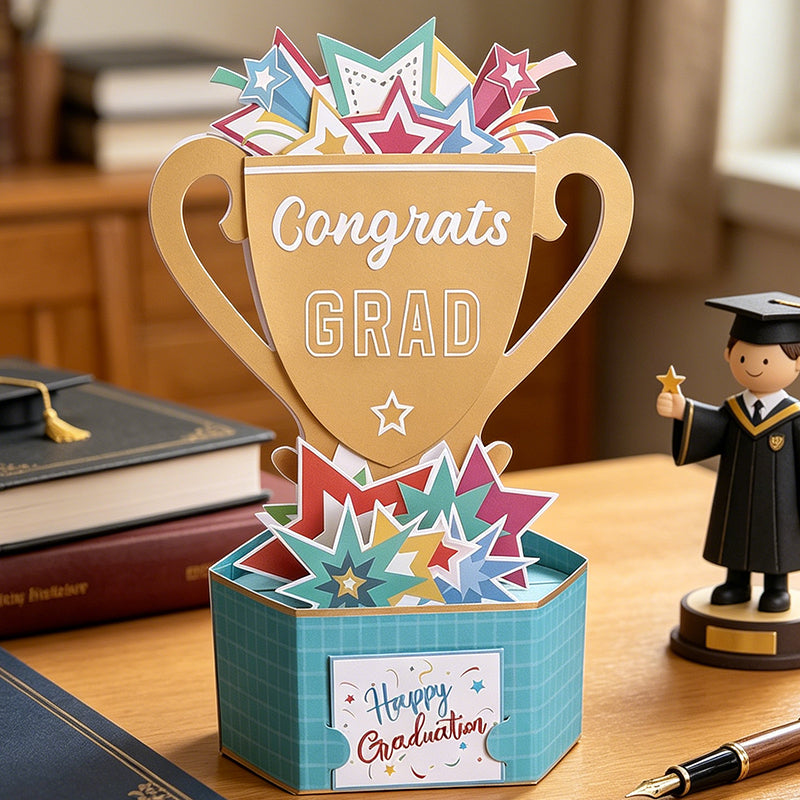 Pop-up Graduation Card Box