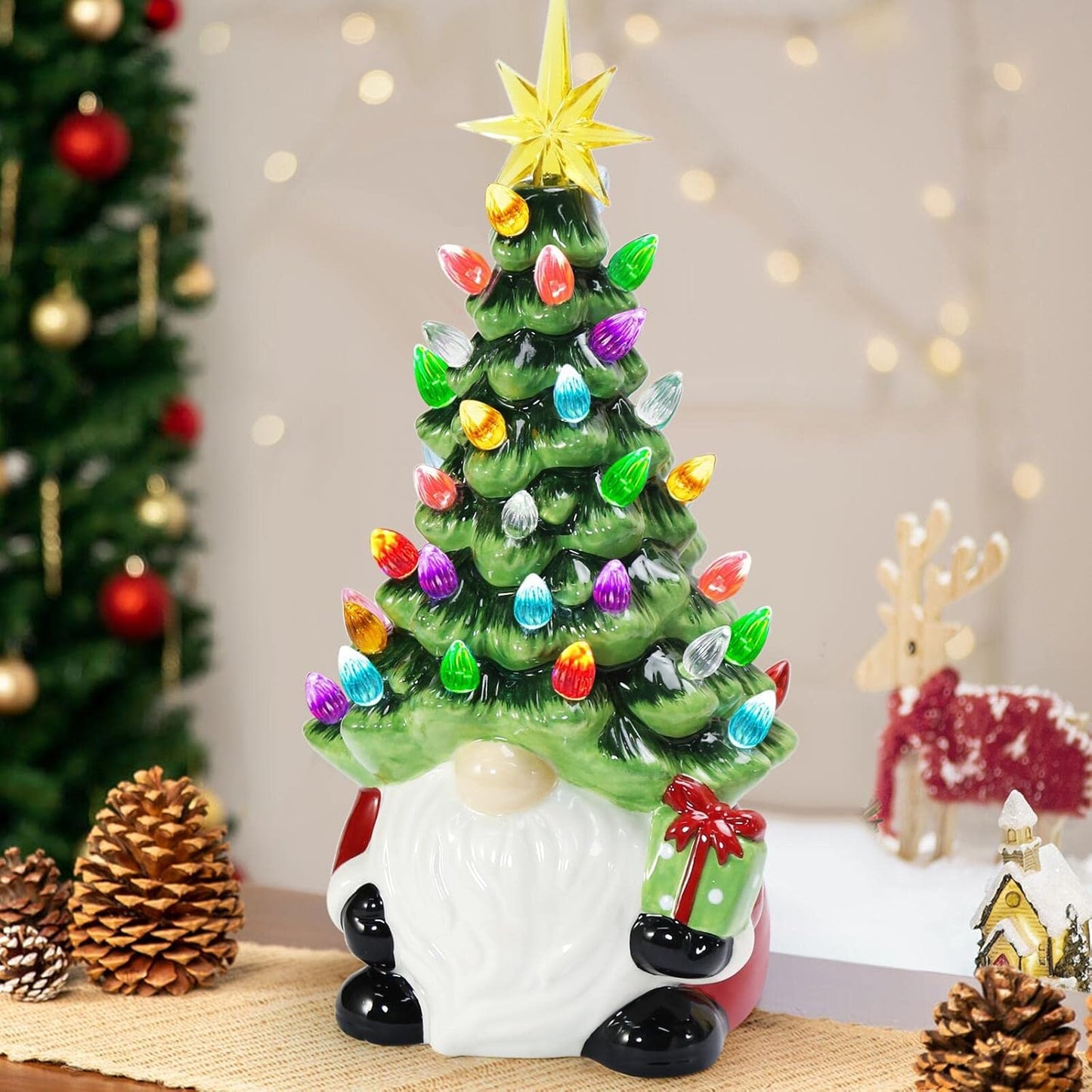 🔥DIY Lighted  Christmas Gnome Tree - Best Gift For Family