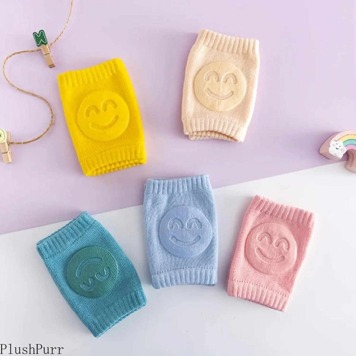 👶 Crawling knee pads for babies (non-slip, reinforced, soft) – fall protection, suitable for outdoor camping ✿