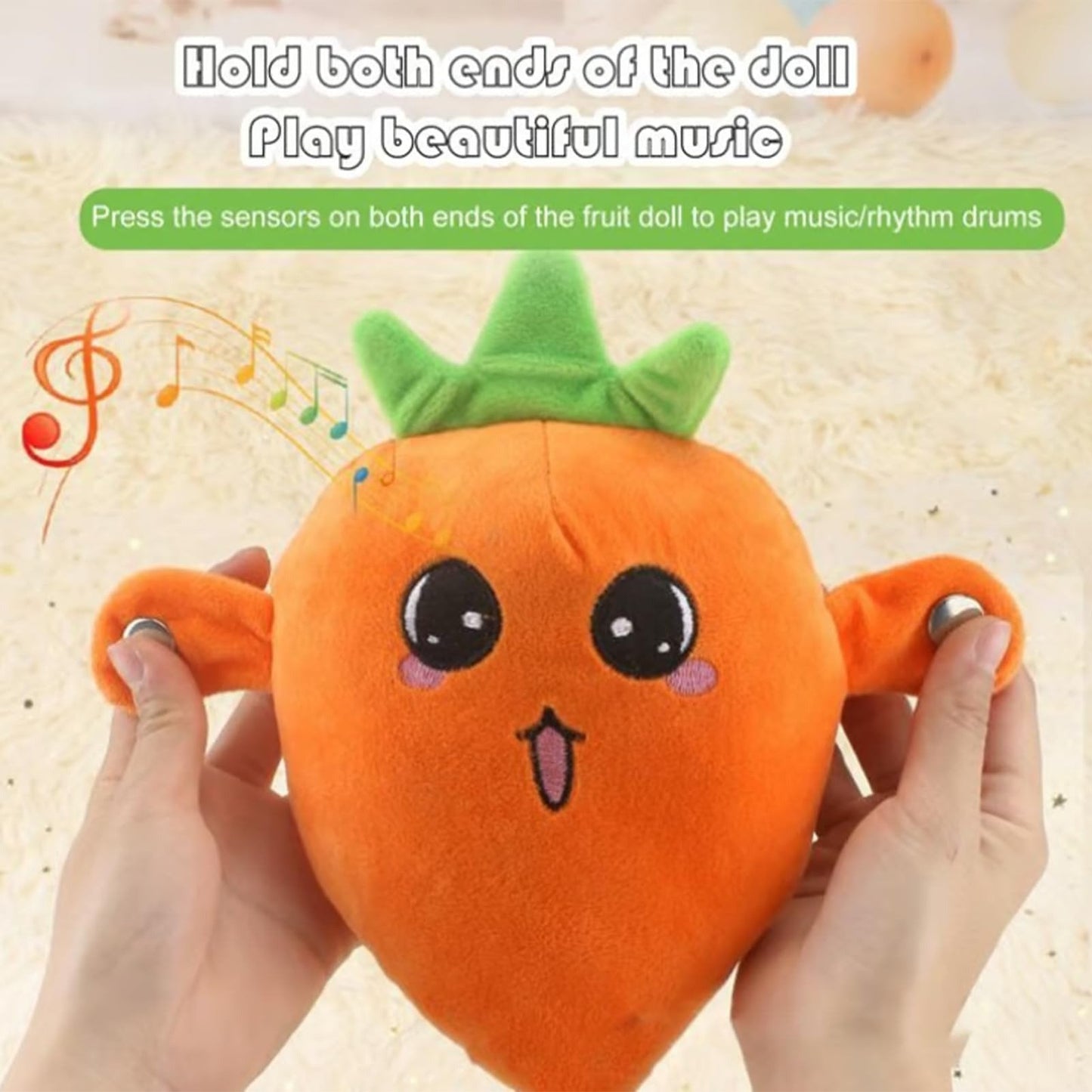 💕Hot sale: 49% OFF💖Interactive musical soft toy set🍌🍓🥕