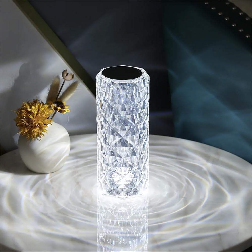 🔥Hot sale 49% off💡16 Colors Rose Rays Crystal Diamond Table Lamp🌹