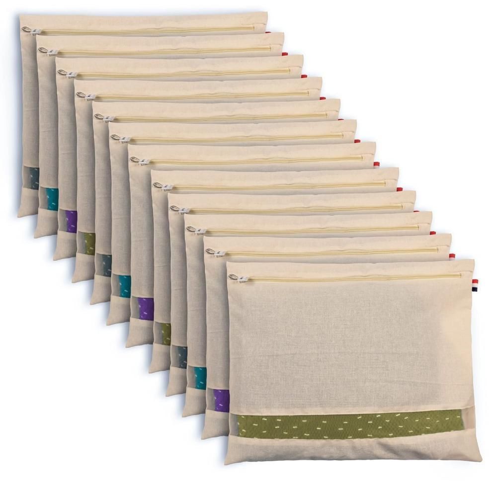 Cotton Storage Bag With Viewing Window
