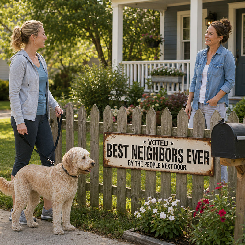 🏡❤️ Best Neighbor Garden Sign