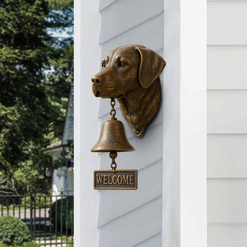 🐶 Welcome doorbell with dog them