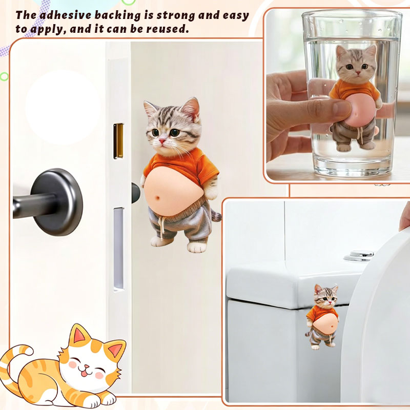 🎁Limited-time offer: Buy 1 Get 2 Free & Squeezable Cat Anti-Collision Sticker