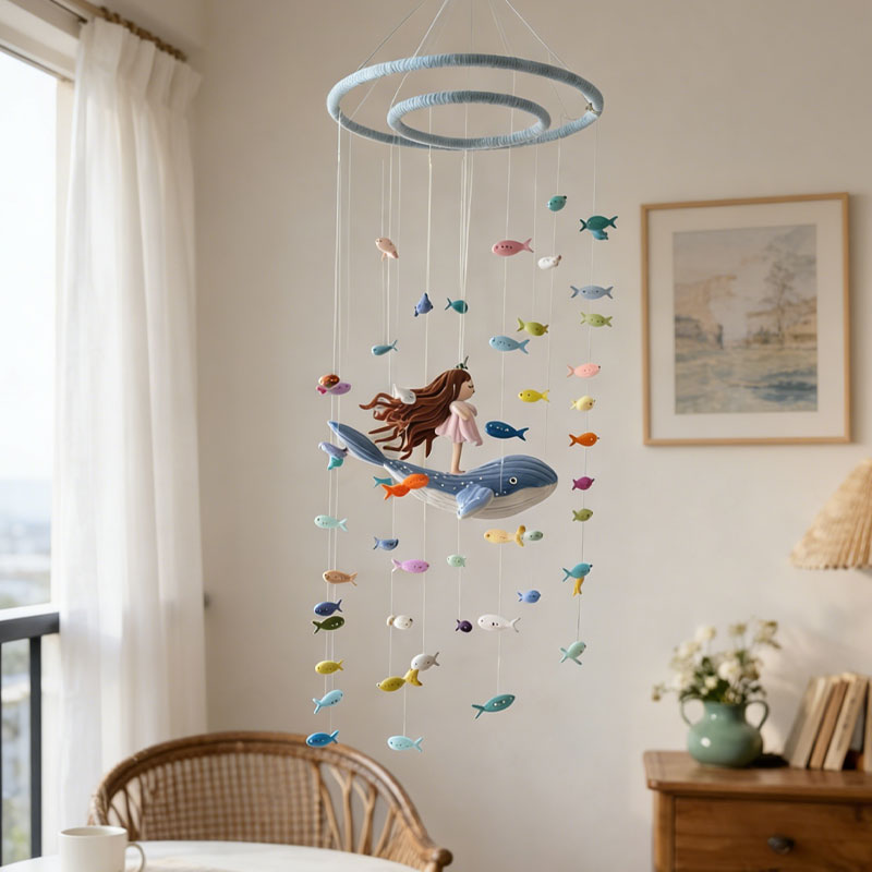 Ocean Little Fish Wind Chime DIY Kit — Hand-Craft Your Own Floating Underwater World