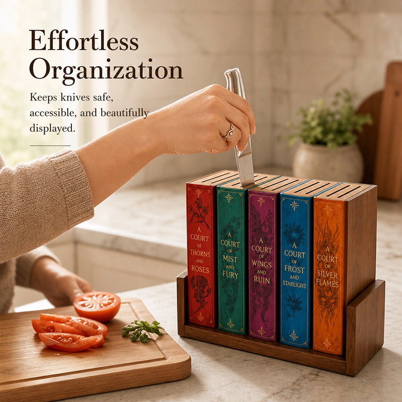 📚Book-Inspired Knife Holder🔪