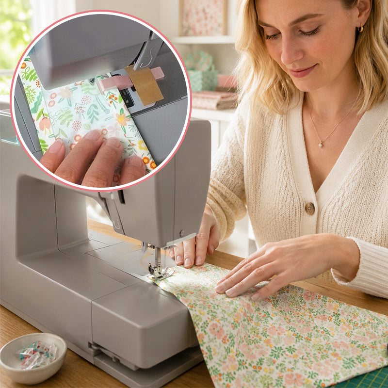 Sewing Machine Seam Guide – Auxiliary Positioning Tool for Straighter Stitching & Fabric Alignment