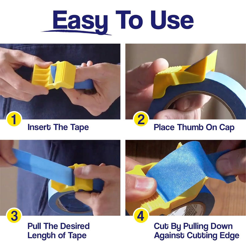 Foam Tape Cap Disienser for Painters, Crafters, and Masking Tape Cutting