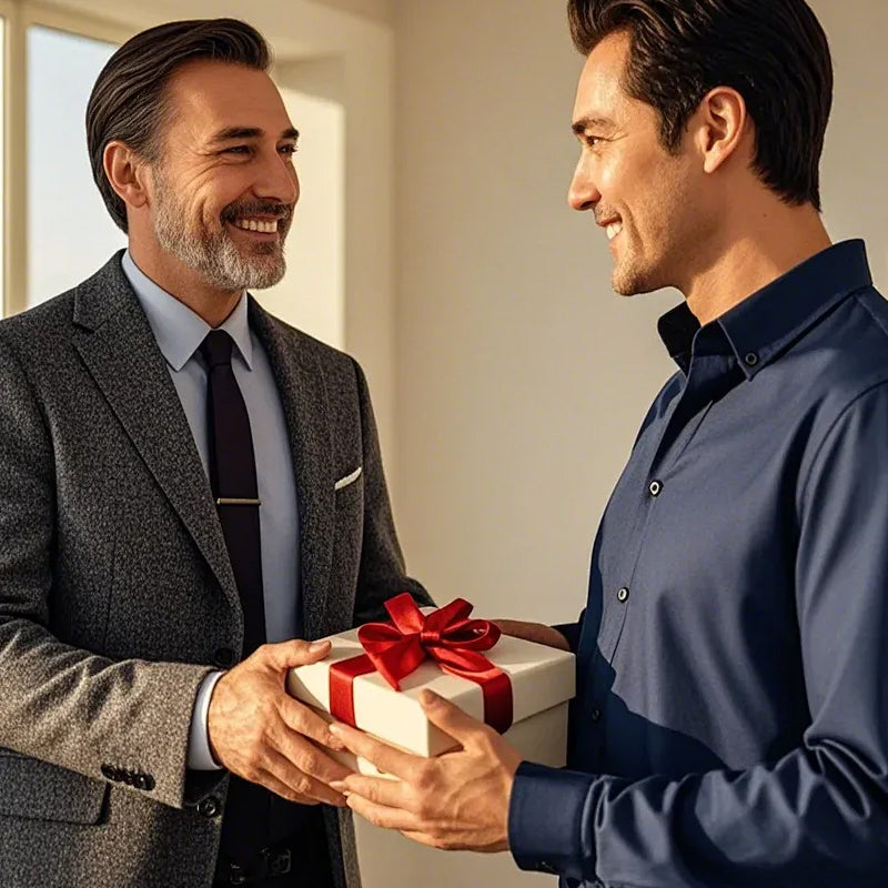 🏆 Portable cigar box with vintage motif and litchi pattern