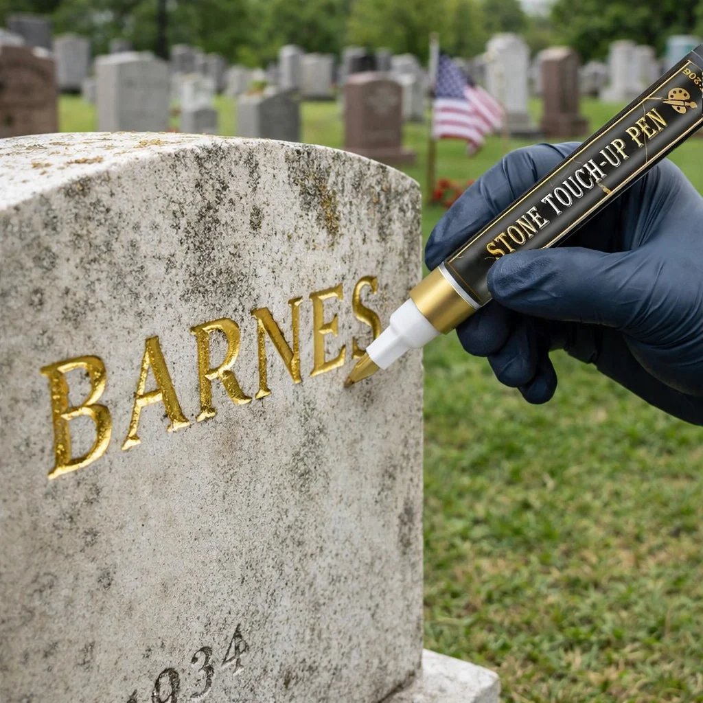 🐦A gold pen for restoring faded gravestone inscription
