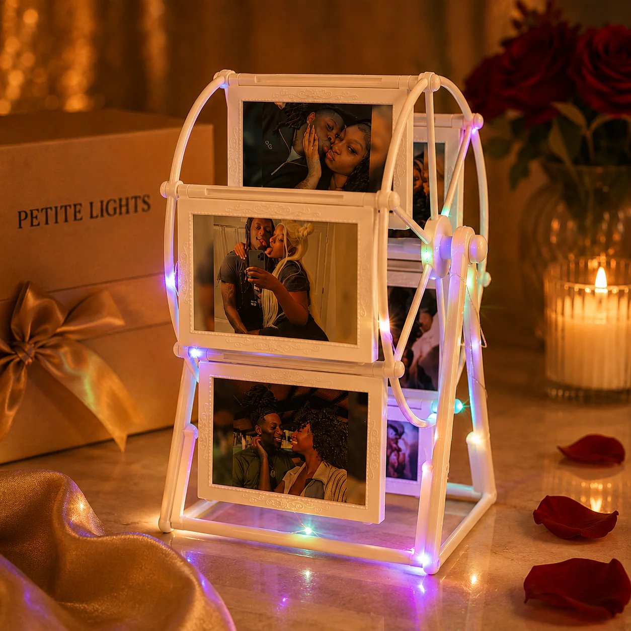Petite Lights Memory Wheel Photo Display