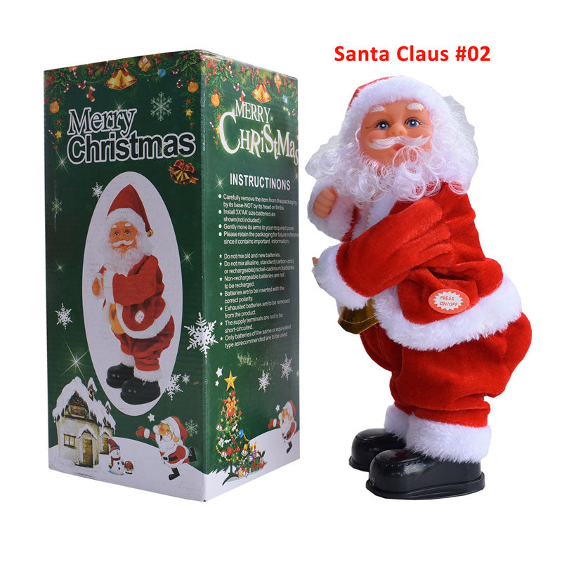 Electric dance musical Santa Claus/Electric hip shaking Santa Claus
