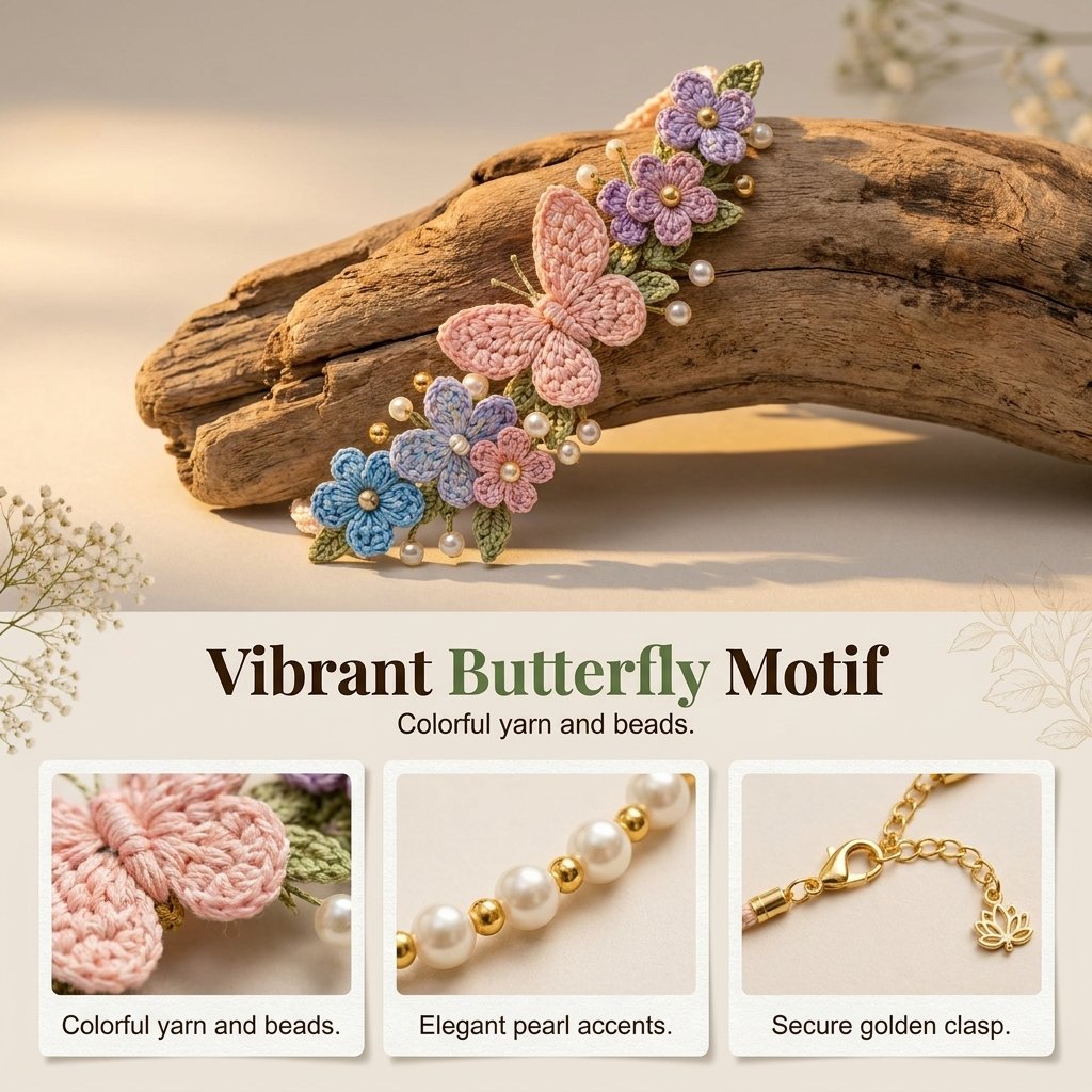 🔥Last Day 49% OFF🔥DIY Nature-Inspired Crochet Bracelet Kit