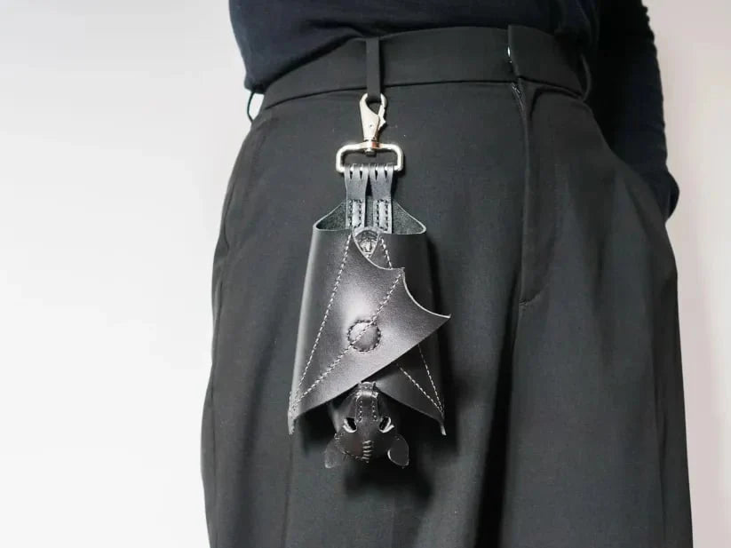 🔥 Leather Bat Coin Purse