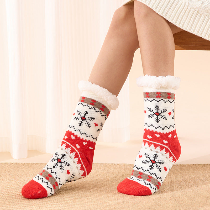 🎅✨ Cozy Christmas Fluffy Socks