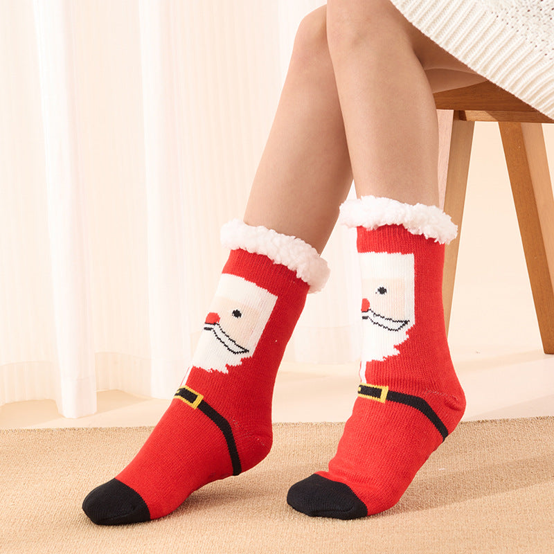 🎅✨ Cozy Christmas Fluffy Socks