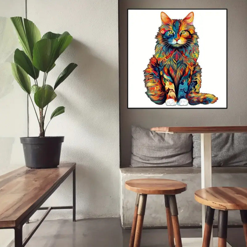 Cat Wooden Jigsaw Puzzle