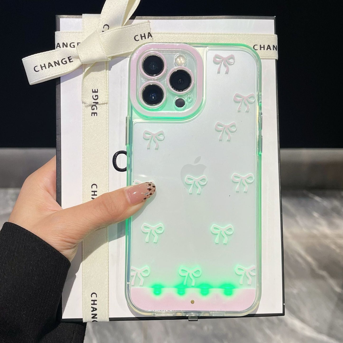 🎀Sound-Activated LED Case - Lights Up to Calls & Music | Cute, Fun & Protective