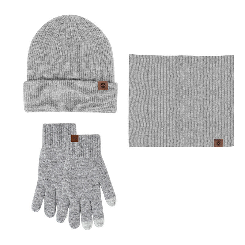 🔥Outdoor thermal three-piece set🧣🧤🧢
