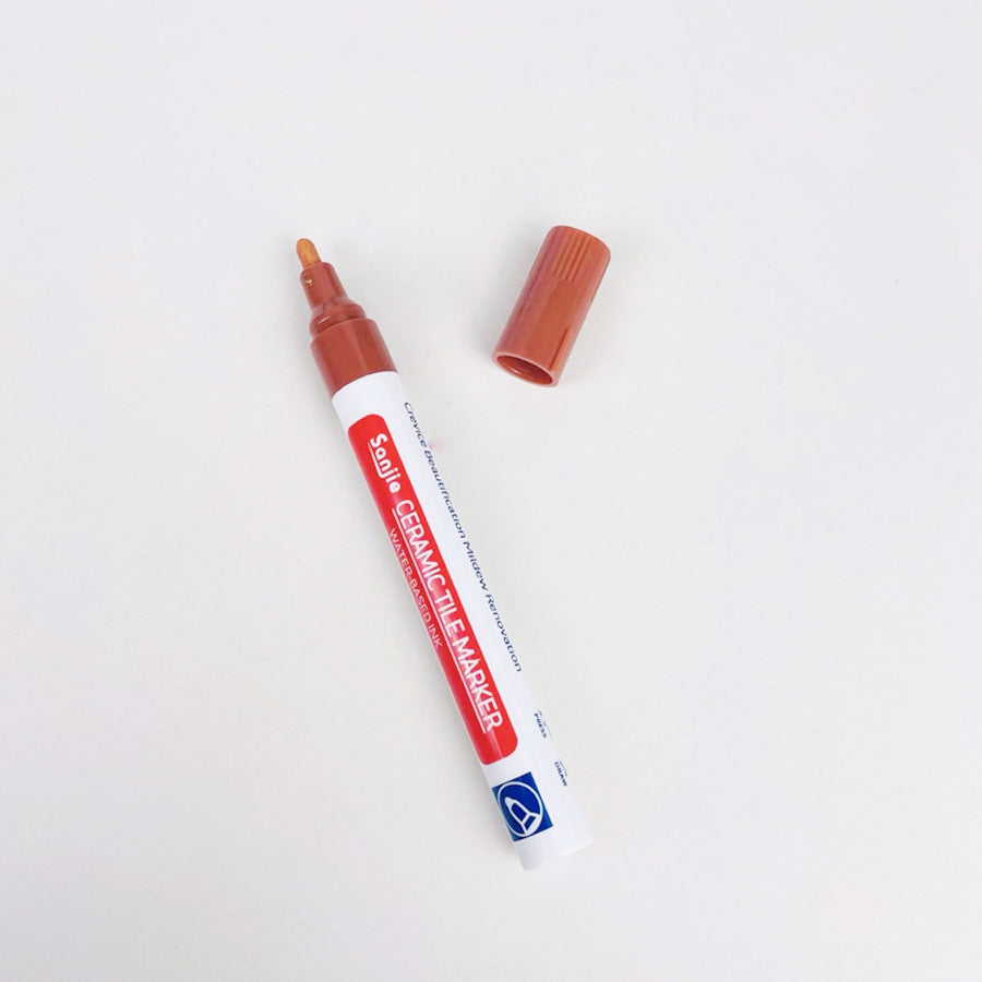 Mould-resistant and waterproof grout pen for ceramic tile