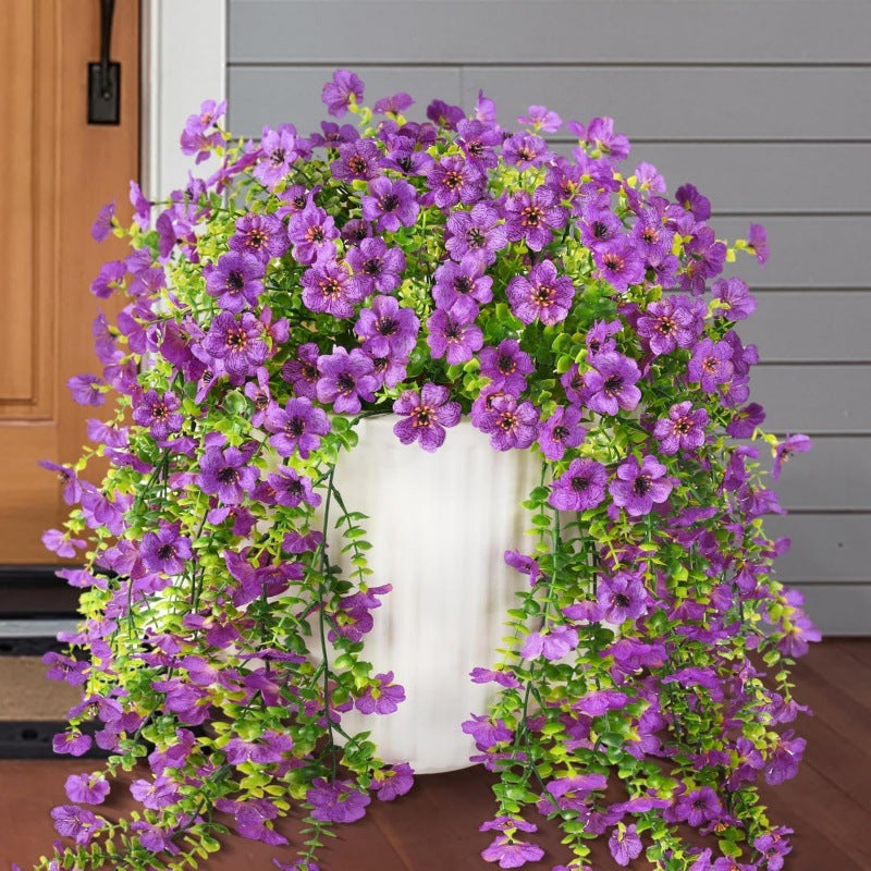 ⏳LAST DAY SPECIAL PRICE: ￡9.99!!🌷Outdoor cascading daisy and eucalyptus flowers – UV resistant