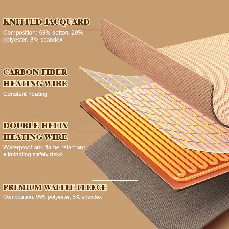 🔥Limited-time discount USB Portable Washable Warming Blanket