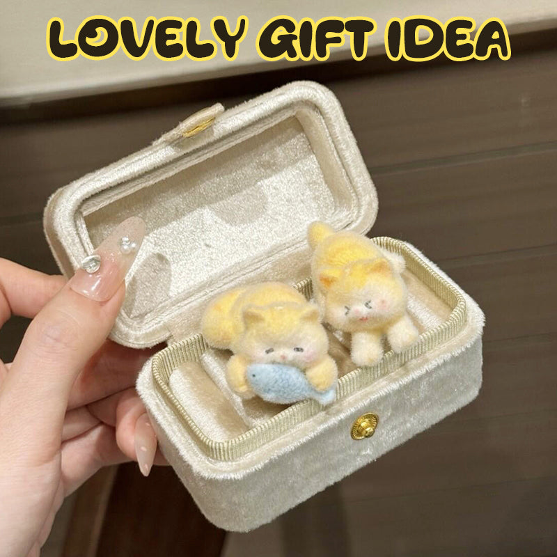 🐱✨ 2025 New Plush Cartoon Cat Hair Clip